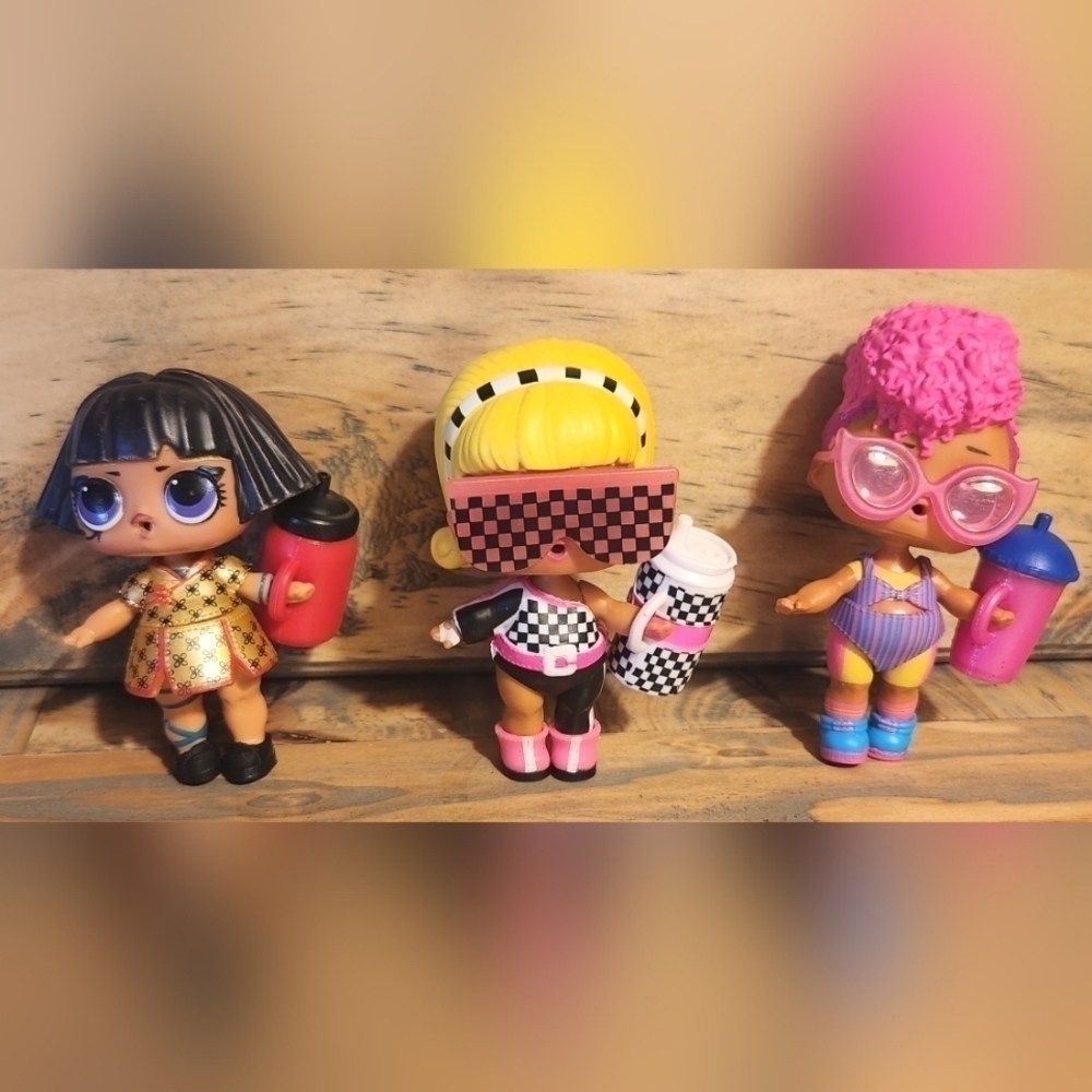 Set of 3 LOL Surprise dolls G25